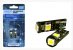 Комплект (2шт) светодиодных ламп MTF Light  W5W T10 3 LED бесцокольная 12V с обманкой 5000К (Белый). Корея   W5W50CAN