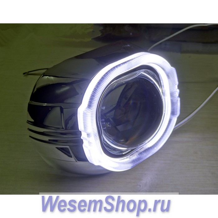 Декоративная маска с Ангельскими глазками к биксеноновые линзе Am Light Q5 H4 D2S Quoris 